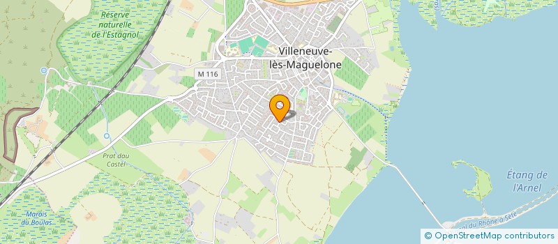 localisation de l'entreprise MADAME HERMANCE HYMOND  VILLENEUVE-LES-MAGUELONE