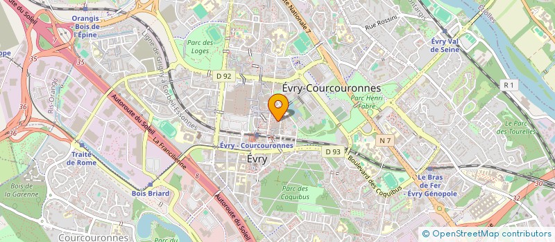 localisation de l'entreprise MADAME HERMELINDA OSCCO VALVERDE  EVRY-COURCOURONNES