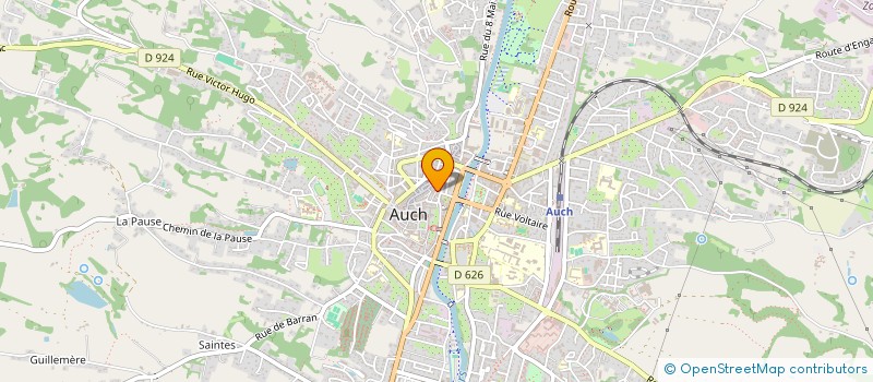 localisation de l'entreprise MADAME HERMELINDA PACHECO GOMEZ  AUCH