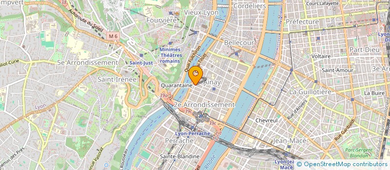 localisation de l'entreprise MADAME HERMELINE VILLERABEL  LYON