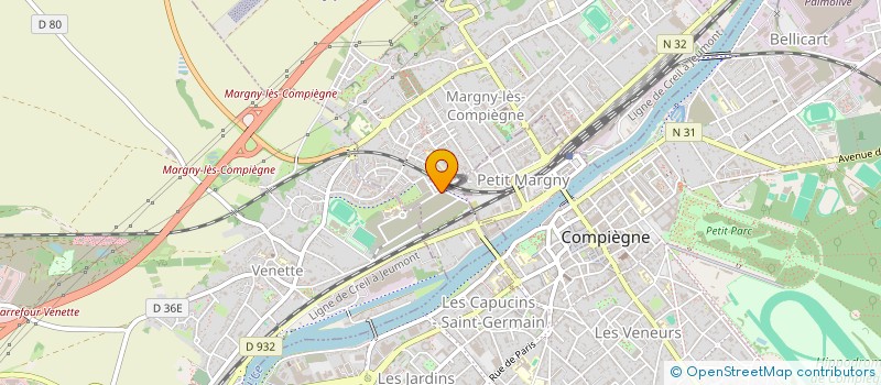 localisation de l'entreprise MADAME HERMINE ABOGHE MEYE  MARGNY-LES-COMPIEGNE