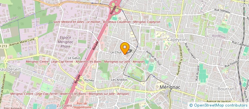 localisation de l'entreprise MADAME HERMINE BERNARD à MERIGNAC