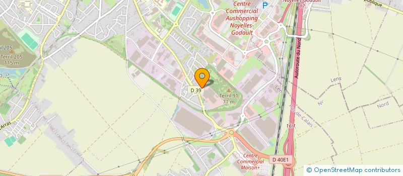 localisation de l'entreprise MADAME HERMINE BONNY  HENIN-BEAUMONT