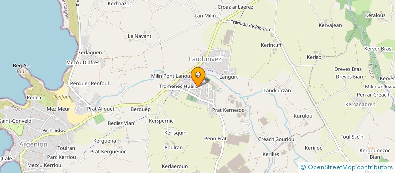 localisation de l'entreprise MADAME HERMINE HEMON  LANDUNVEZ