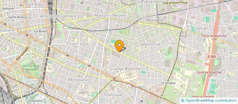 localisation de l'entreprise MADAME HERMINE KOUCKA BALLOUD  LYON