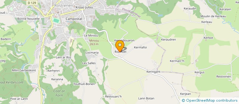 localisation de l'entreprise MADAME HERMINE LE GARLANTEZEC  TREMARGAT