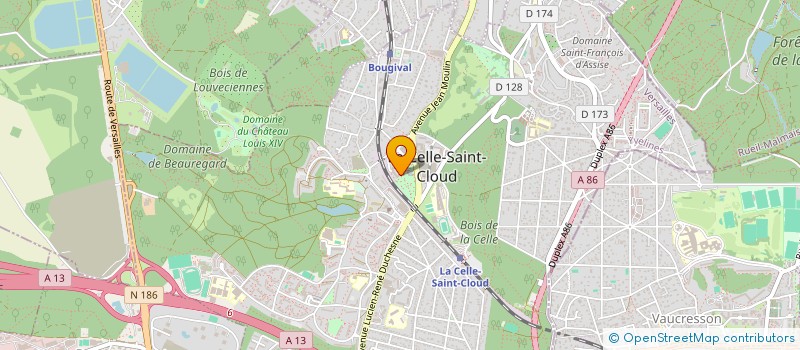 localisation de l'entreprise MADAME HERMINE MAHIEUX  LA CELLE-SAINT-CLOUD