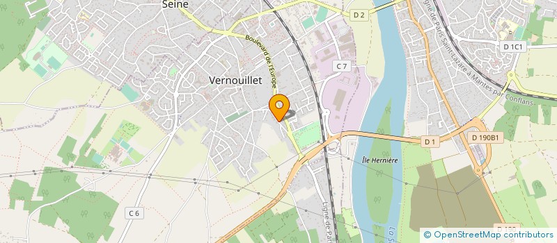 localisation de l'entreprise MADAME HERMINE TESSIER à VERNOUILLET