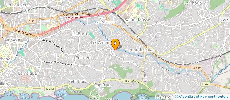 localisation de l'entreprise MADAME HERMINIA GARCIA PAZ  TOULON