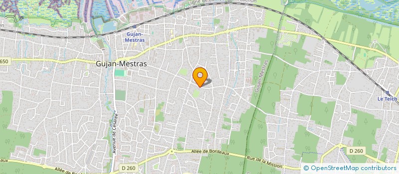 localisation de l'entreprise MADAME HERMINIA SEVILLA  GUJAN-MESTRAS