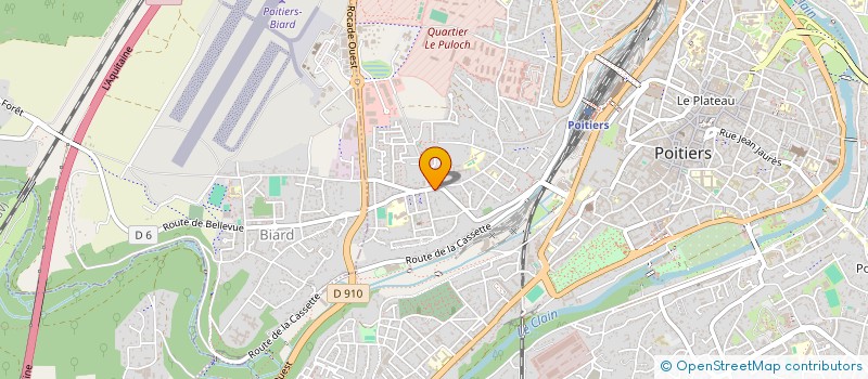 localisation de l'entreprise MADAME HERMINIE GREMIAUX à POITIERS