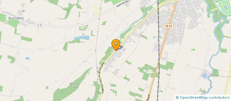 localisation de l'entreprise MADAME HERMYNE DOURDET  FLEURANCE