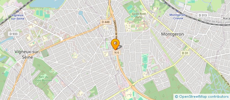 localisation de l'entreprise MADAME HERNA MUKURI  MONTGERON