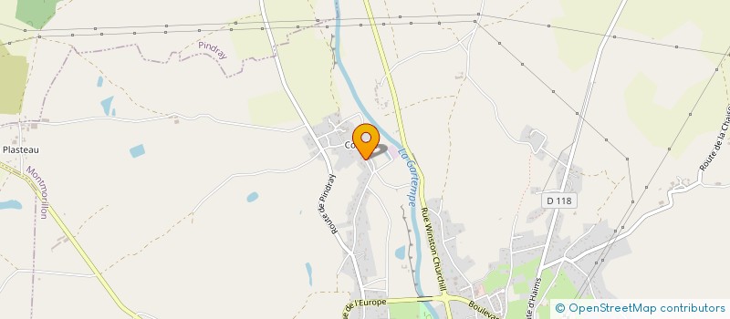 localisation de l'entreprise MADAME HERO GREGORY  MONTMORILLON