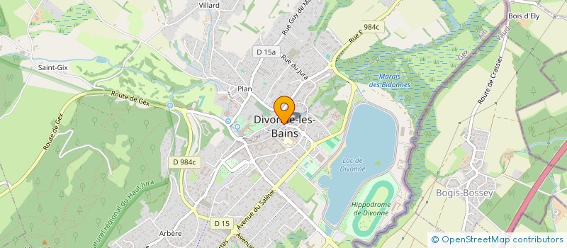 localisation de l'entreprise MADAME HERTA VESAC  DIVONNE-LES-BAINS