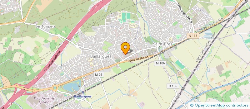 localisation de l'entreprise MADAME HERTHA MBENGONE EBAUMRANE à BAILLARGUES