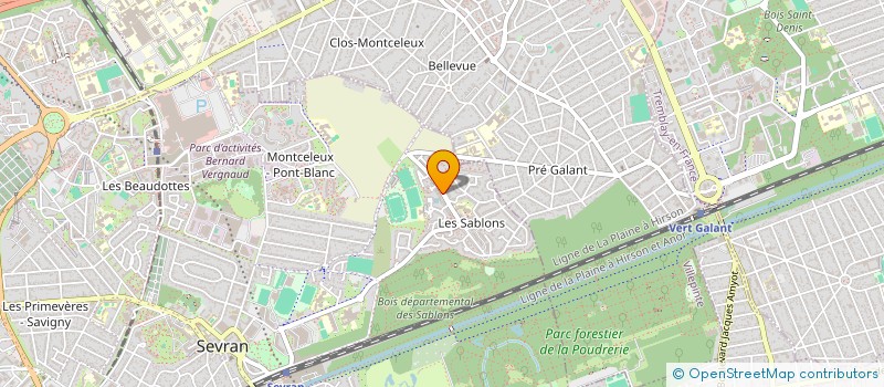 localisation de l'entreprise MADAME HERTISANA FURTADO DE PINA  SEVRAN