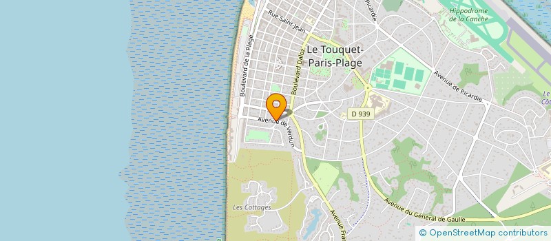 localisation de l'entreprise MADAME HERVE DERAMOND  LE TOUQUET-PARIS-PLAGE