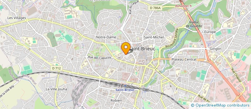 localisation de l'entreprise MADAME HERVELINE DELORT à SAINT-BRIEUC