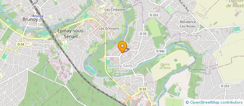 localisation de l'entreprise MADAME HERVELINE KULIGOWSKI à BOUSSY-SAINT-ANTOINE