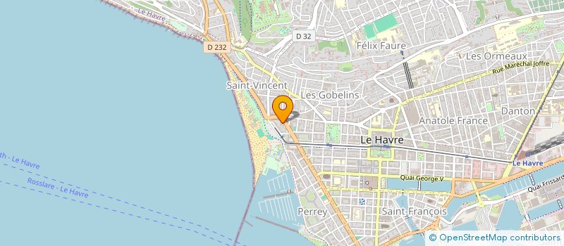 localisation de l'entreprise MADAME HERVELINE SICOT à LE HAVRE