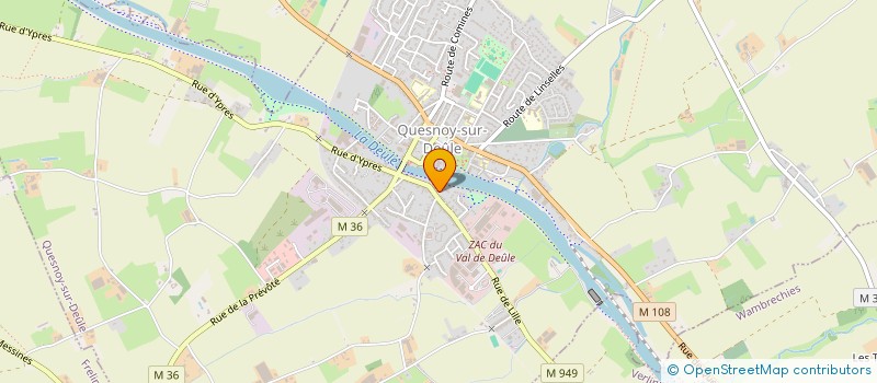 localisation de l'entreprise MADAME HESEL GOETHALS à QUESNOY-SUR-DEULE