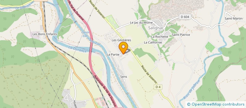 localisation de l'entreprise MADAME HEVA FARGIER à SALIGNAC