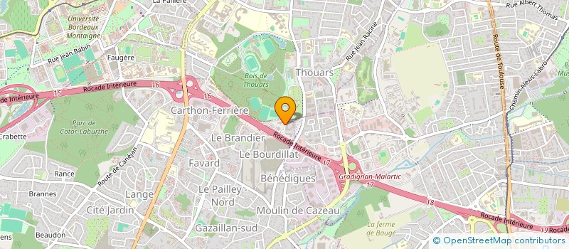 localisation de l'entreprise MADAME HEVA FIARDA  GRADIGNAN