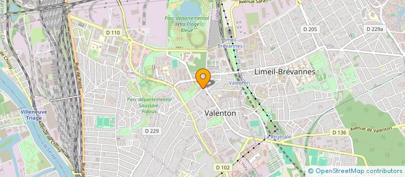 localisation de l'entreprise MADAME HEVILLYM MARIA RODRIGUES  VALENTON