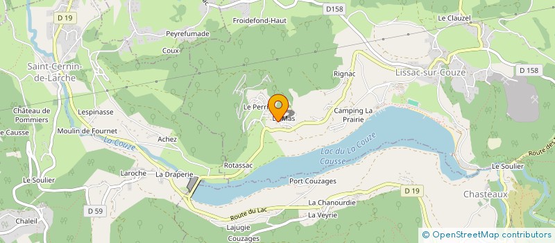 localisation de l'entreprise MADAME HI JUN  LISSAC-SUR-COUZE