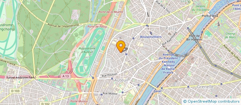 localisation de l'entreprise MADAME HIBA HDIDOU  PARIS