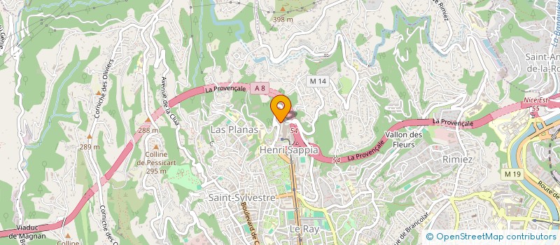 localisation de l'entreprise MADAME HIBA MBAREK  NICE