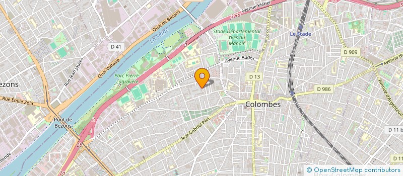 localisation de l'entreprise MADAME HIBA RIZKI à COLOMBES