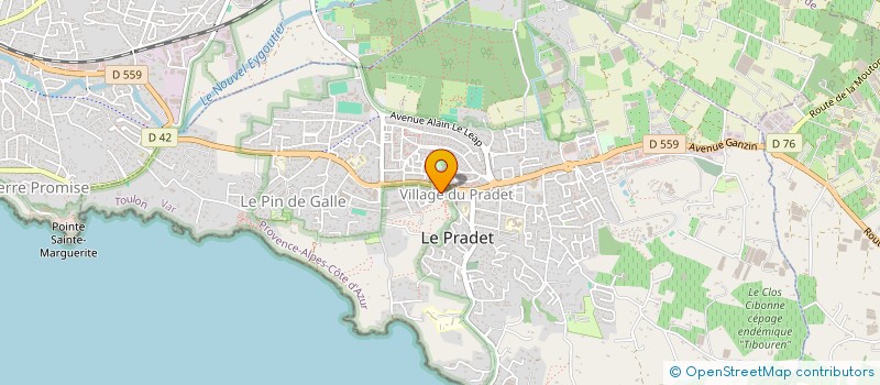 localisation de l'entreprise MADAME HIBA TRABELSI  LE PRADET