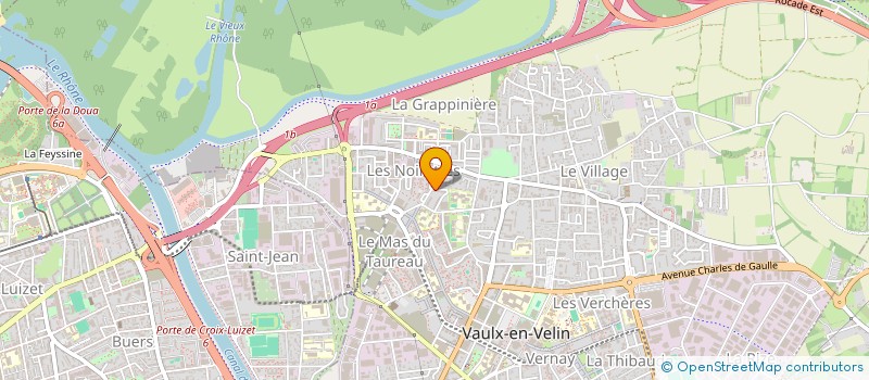 localisation de l'entreprise MADAME HIBA ZEGNANI  VAULX-EN-VELIN