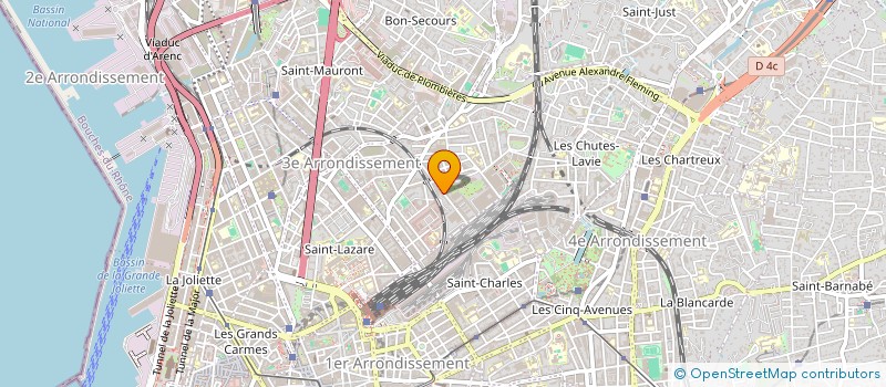 localisation de l'entreprise MADAME HIBAT ERRAHMENE BENKADDOUR  MARSEILLE