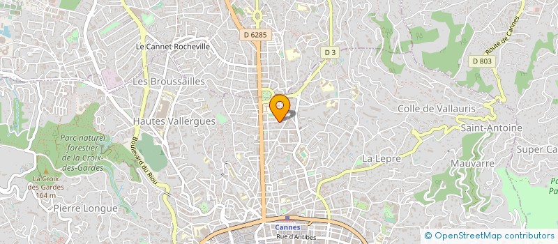localisation de l'entreprise MADAME HICRAN ESER à CANNES