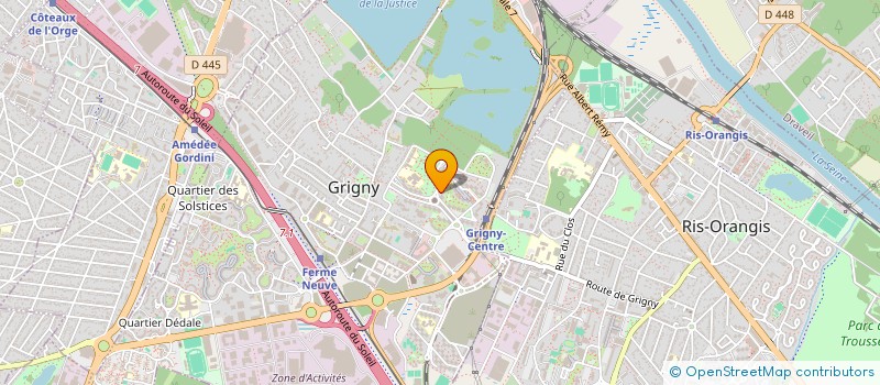 localisation de l'entreprise MADAME HIDAYA MEDJADJI  GRIGNY