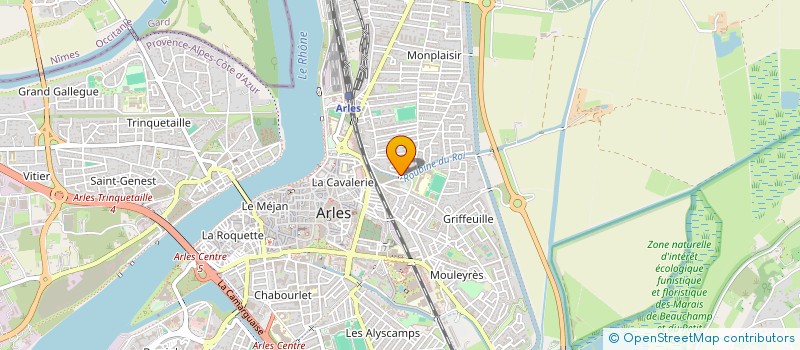 localisation de l'entreprise MADAME HIDAYET HELLAL  ARLES