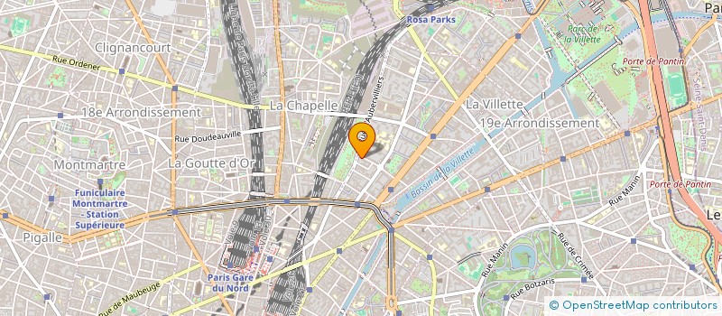 localisation de l'entreprise MADAME HIDAYET MADANI  PARIS