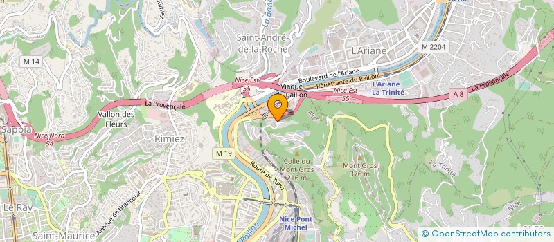 localisation de l'entreprise MADAME HIKIMA SALIME à NICE