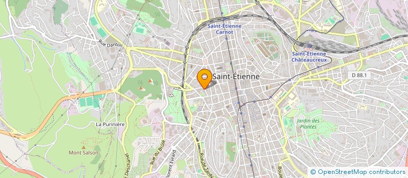 localisation de l'entreprise MADAME HILAL AYDINLI  SAINT-ETIENNE