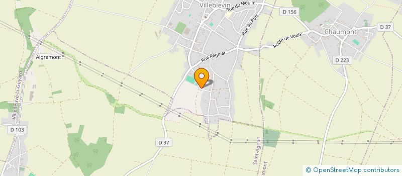 localisation de l'entreprise MADAME HILAL GEZER  VILLEBLEVIN