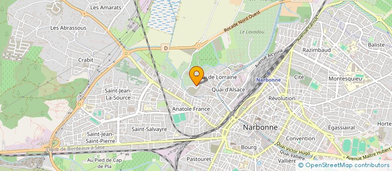 localisation de l'entreprise MADAME HILAL KAMIS à NARBONNE