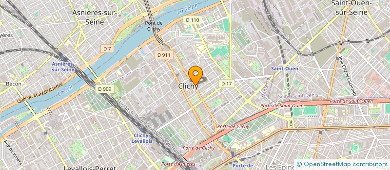 localisation de l'entreprise MADAME HILARIE AYAFOR  PARIS