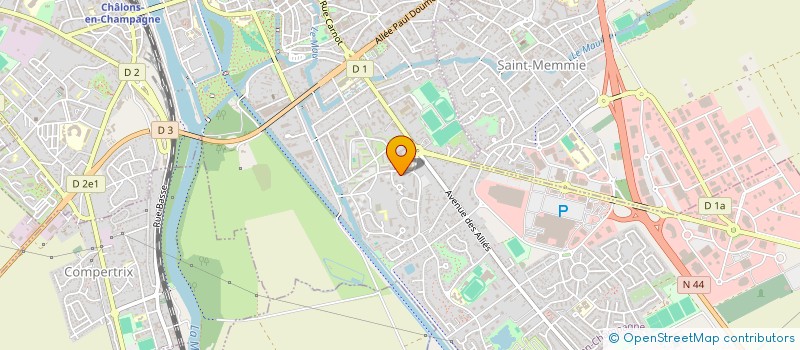 localisation de l'entreprise MADAME HILCER CASTRO MONTILLA  CHALONS-EN-CHAMPAGNE