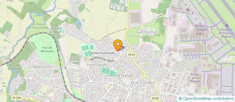 localisation de l'entreprise MADAME HILDA FLOR BRISENO URIBE à COLOMIERS