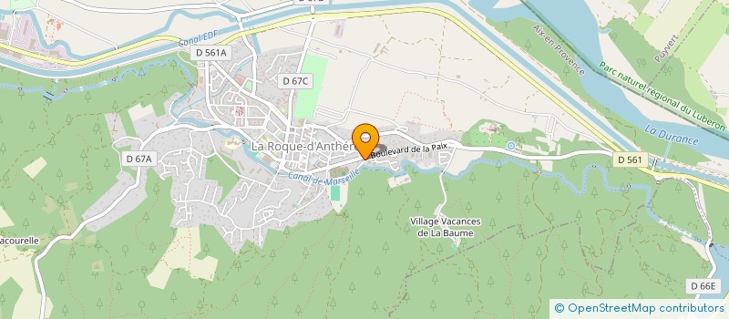 localisation de l'entreprise MADAME HILDA MARLYNE  LA ROQUE-D'ANTHERON