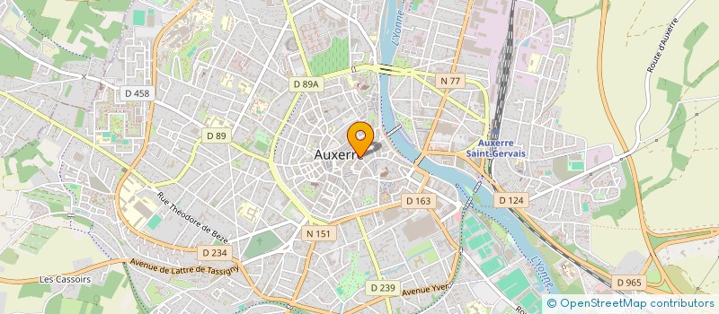 localisation de l'entreprise MADAME HILDA WOOLF à AUXERRE