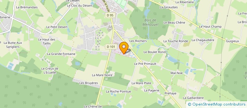 localisation de l'entreprise MADAME HILDE BJOERKE à LA BOUEXIERE
